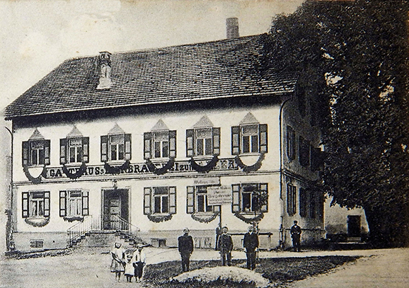 01 Schildwirtschaft Adler um 1910