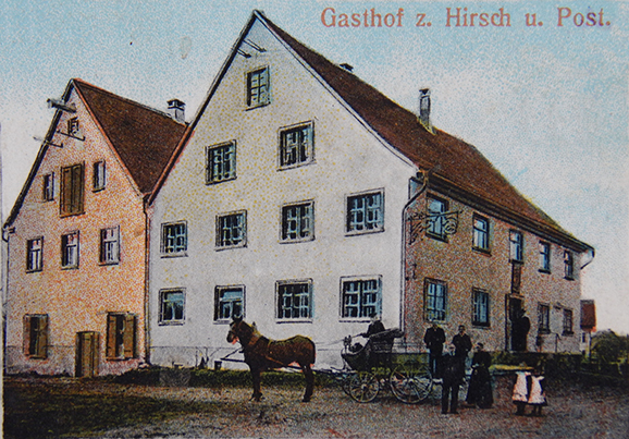 02 Schildwirt. Hirsch um 1907