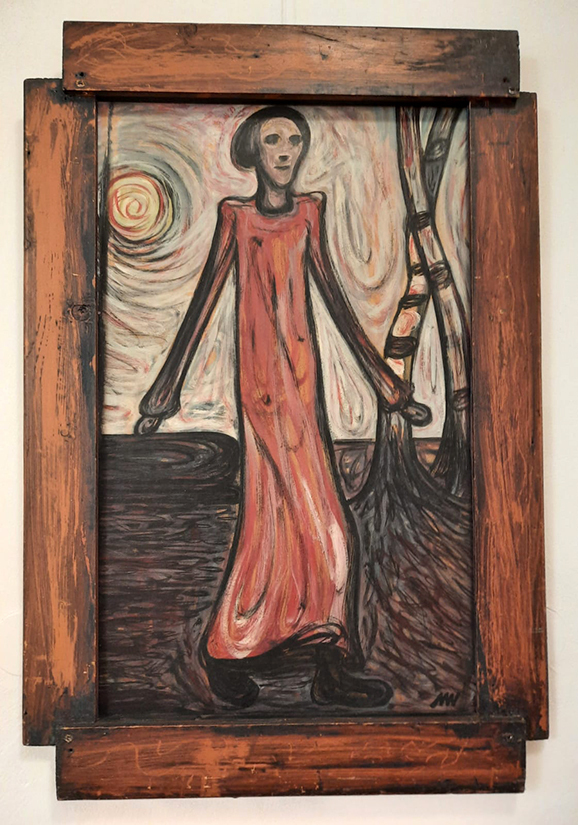03Anneliese Frey im roten Gewand um1935