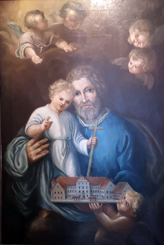 03Josef als Schutzpatron des Salvatorkollegs in der Schlosskapelle Bad Wurzach