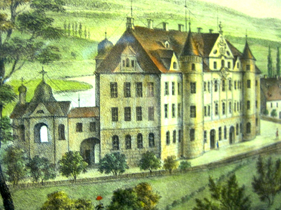 04 Schloß Waldsee 1850 Detail 3