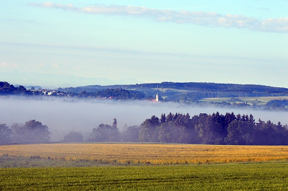 05Bodennebel im Hintergrund St Verena gesehen von Friedlings
