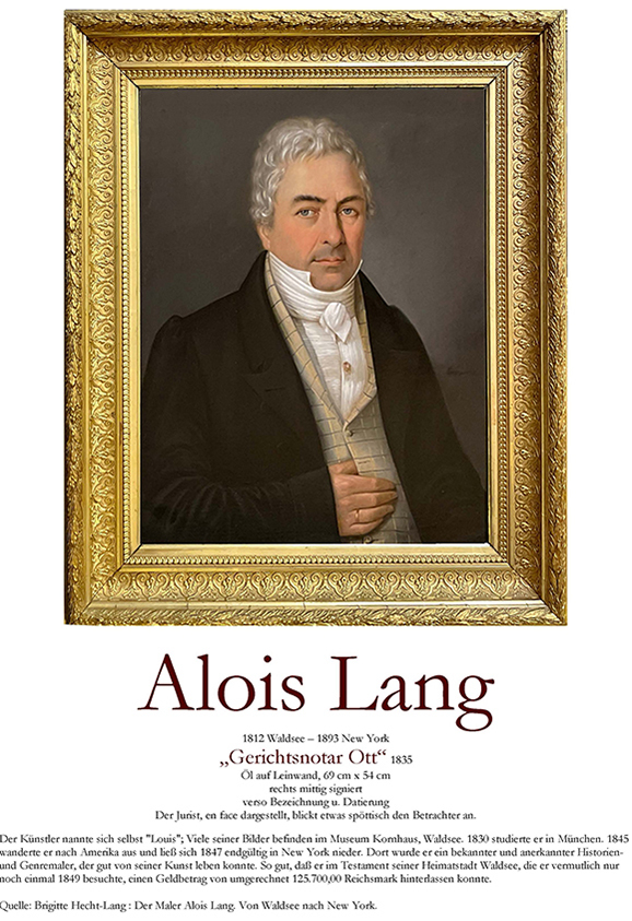 06Gemälde A. Lang Gerichtsnotar Ott