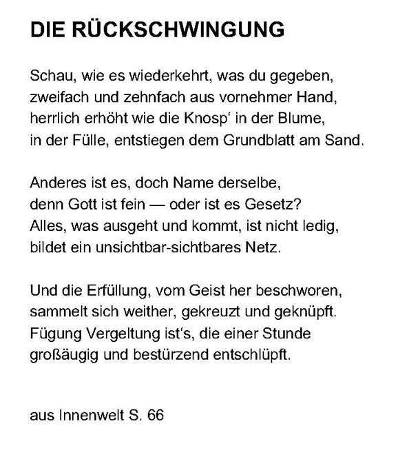 11 Die Rückschwingung