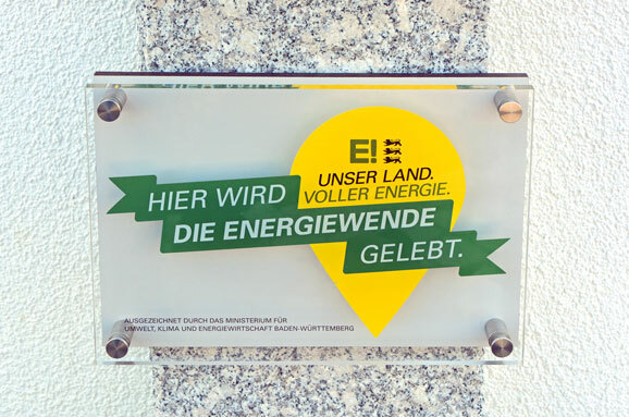 Umweltmister Franz Untersteller verlieh im April 2020 die Auszeichnung in Reinstetten be