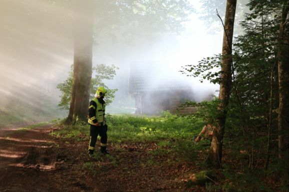 KatS Übung am 09.07.22 Einsatzleiter auf Erkundung Quelle THW Weingarten