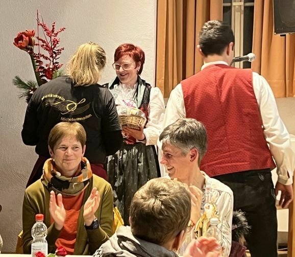 Dankespräsent f. J. Hepp an Eherfrau