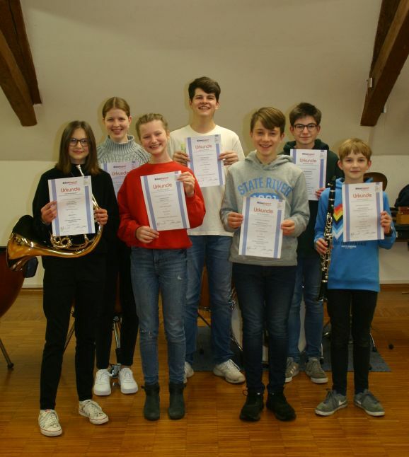 14Pressefoto Tag der Bläserjugend 2021 MV Reute Gaisbeuren