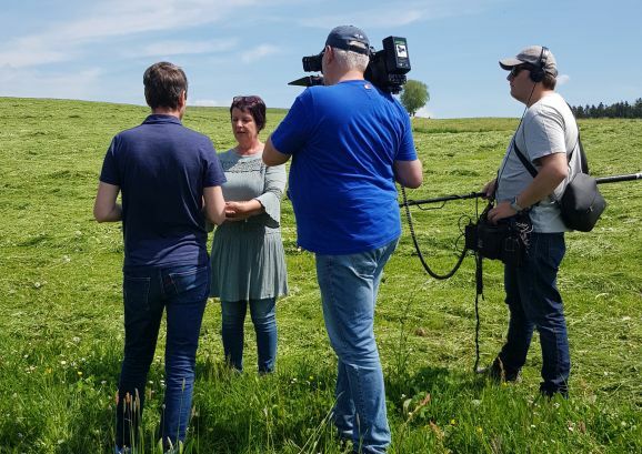 12ZDF dreht in Bad Wurzach Foto2