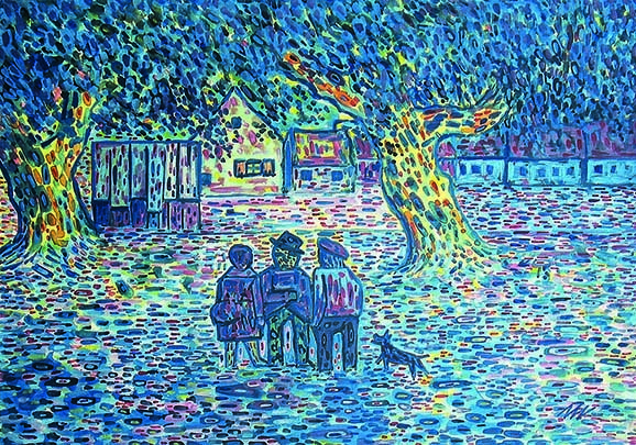 22Sepp Mahler2 Bettler vor den Höfen