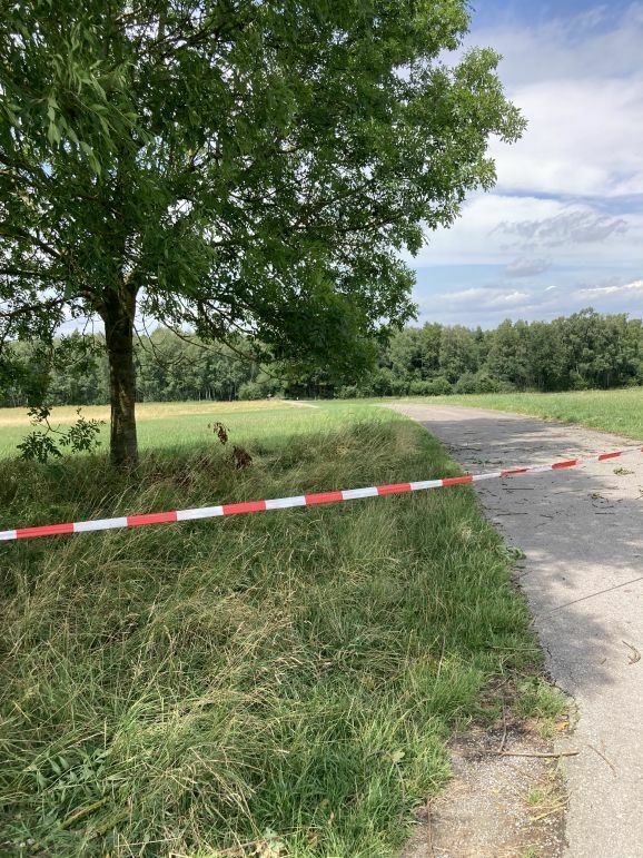 Absperrung Wanderweg Womo