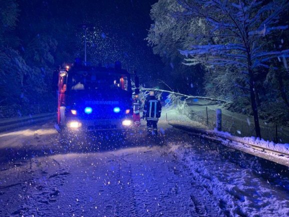 2020 12 07 Baum auf Fahrbahn B33 Rahlenhof 1 578