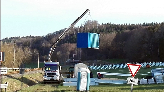 Gaishaus Solarbaustelle Aufbau 578