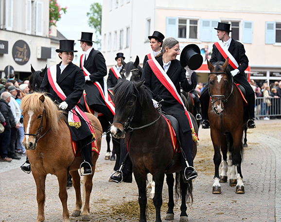 Seit 2022 sind auch Reiterinnen bei der Prozession zugelassen
